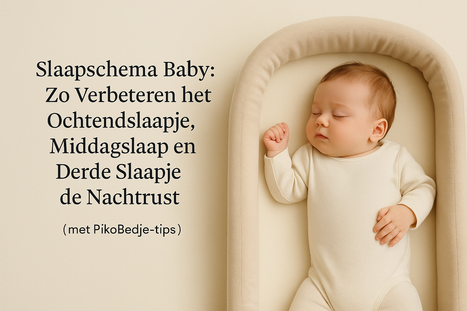 Slaapschema Baby: Zo Verbeteren het Ochtendslaapje, Middagslaap en Derde Slaapje de Nachtrust (met PikoBedje-tips)